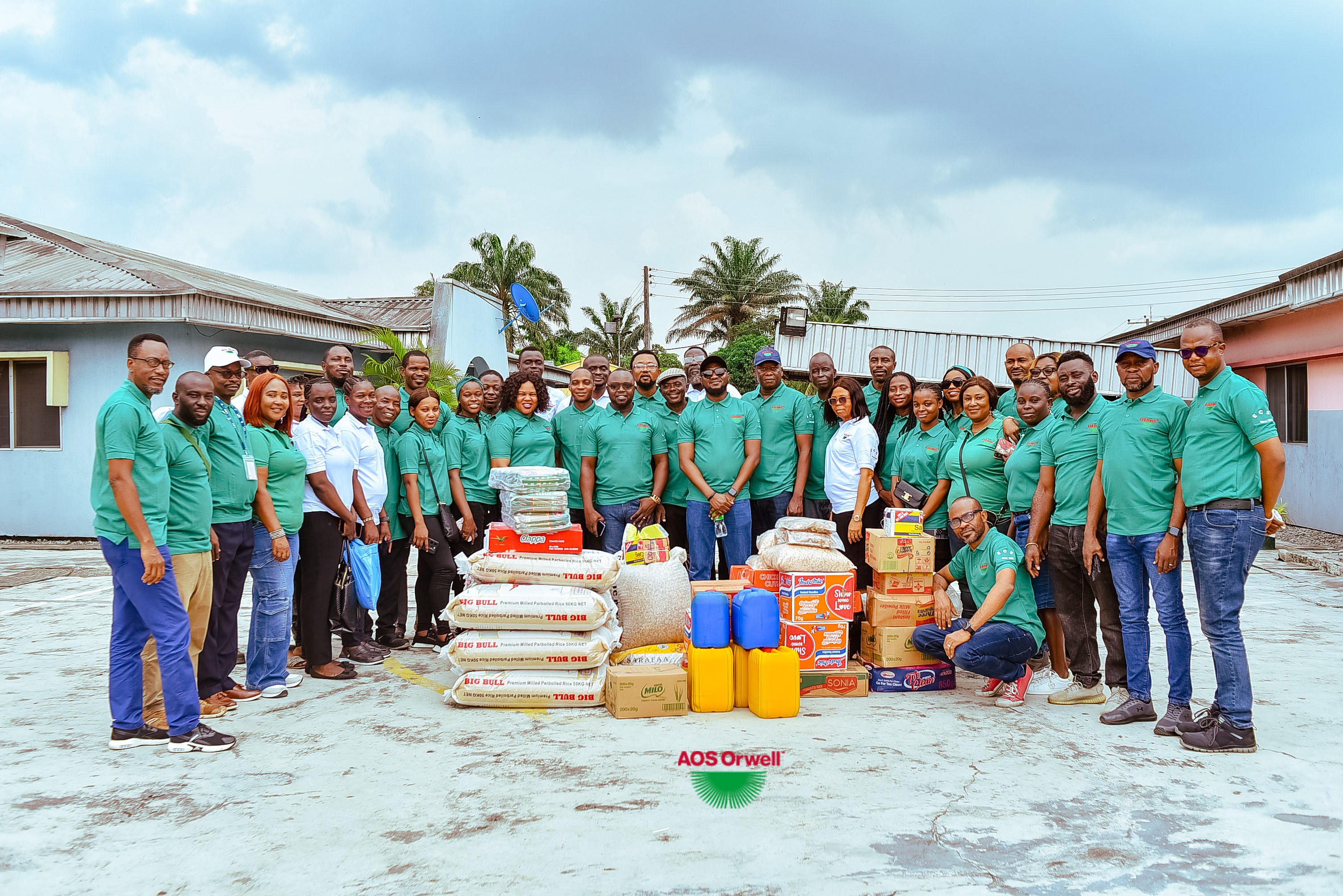 AOS Orwell employee community service visit