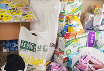 Donations presented to Bales of Mercy Orphanage