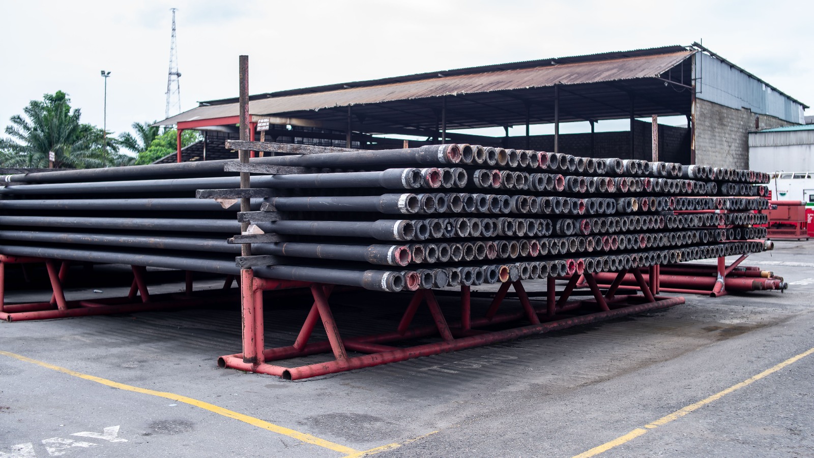 Drillpipe and tubular rental equipment