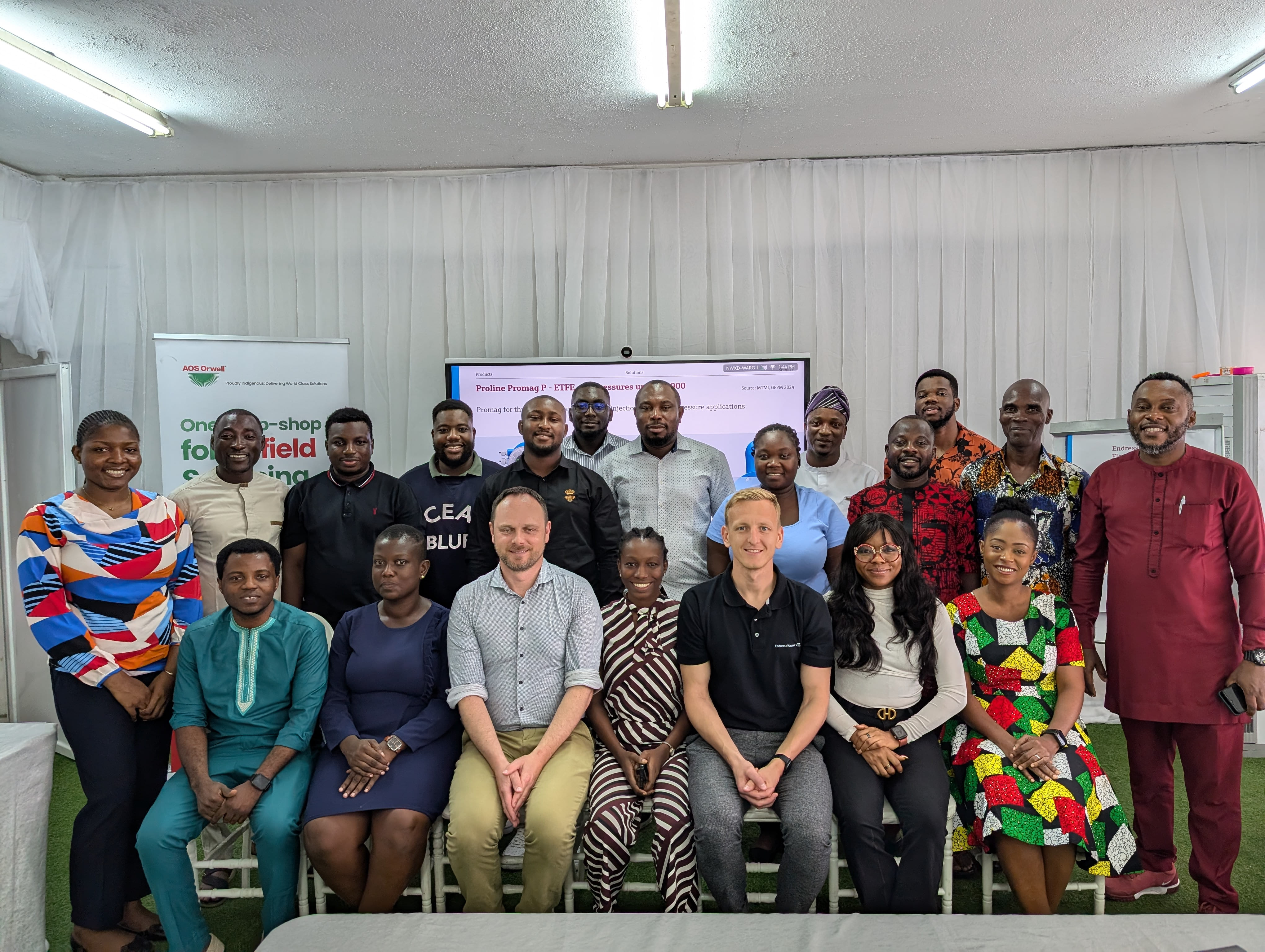 AOS Orwell Endress Hauser Measurement Training in Lagos