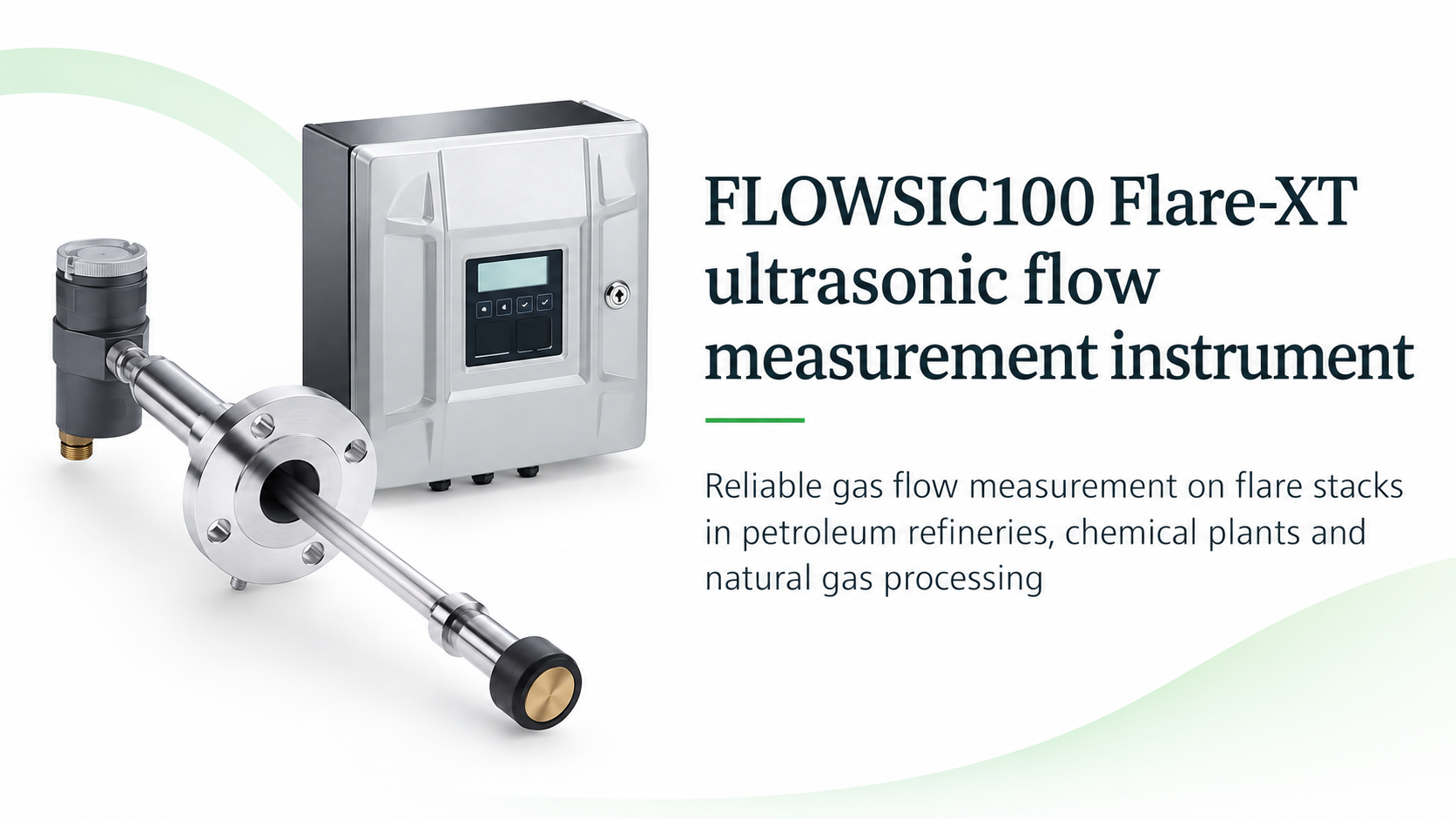 FLOWSIC flare ultrasonic flow measurement instrument
