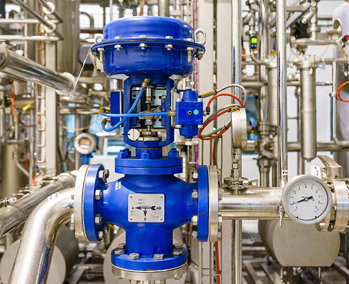 Industrial valves and actuation systems